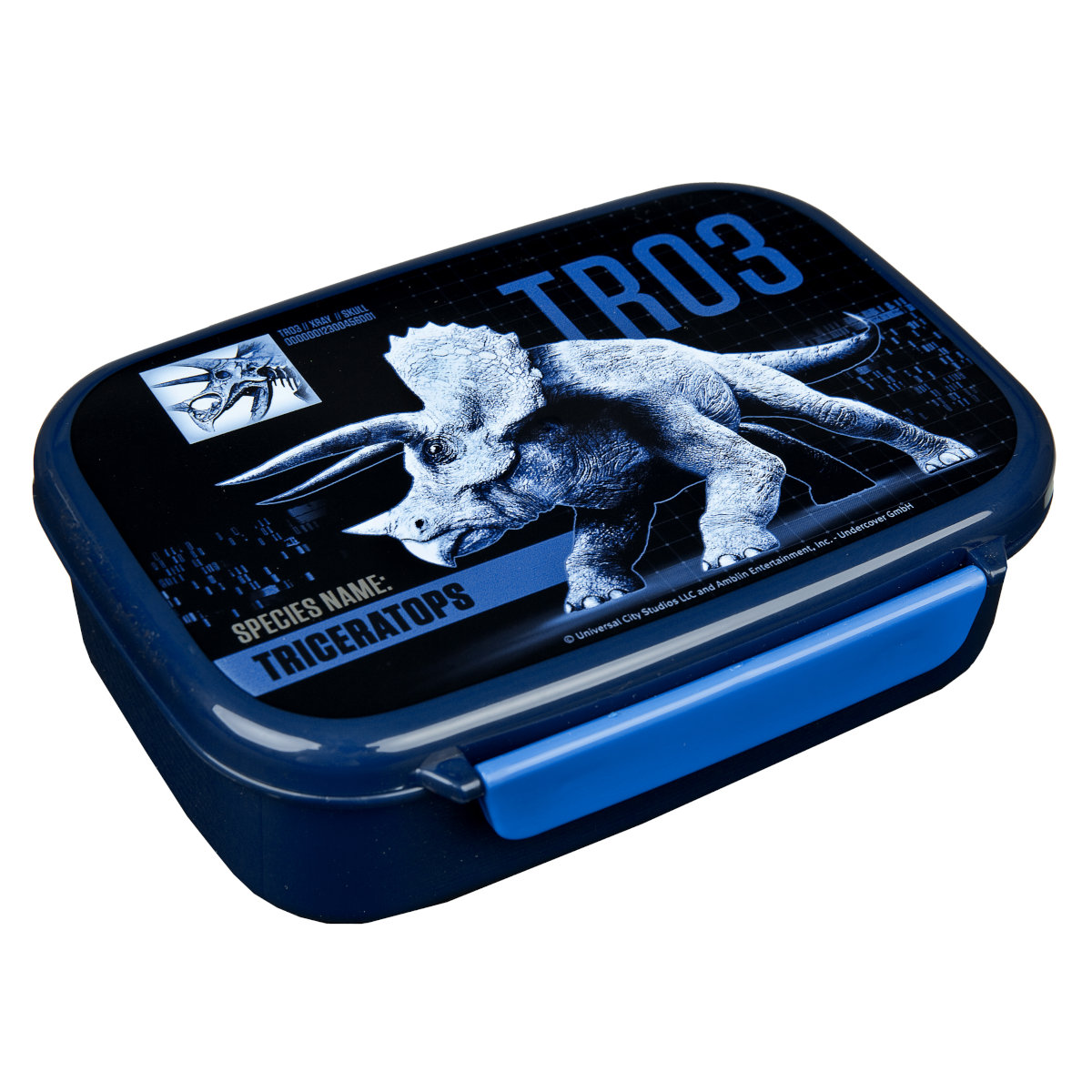 Stor Jurassic World Brotdose – Rechteckig, 17x14x5,6 Cm, BPA-frei, Offiziell Lizenziert