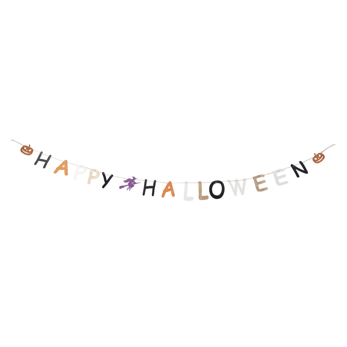 Rubies Happy Halloween Girlande – 54 Cm, Mehrfarbige Dekokette Für Partys