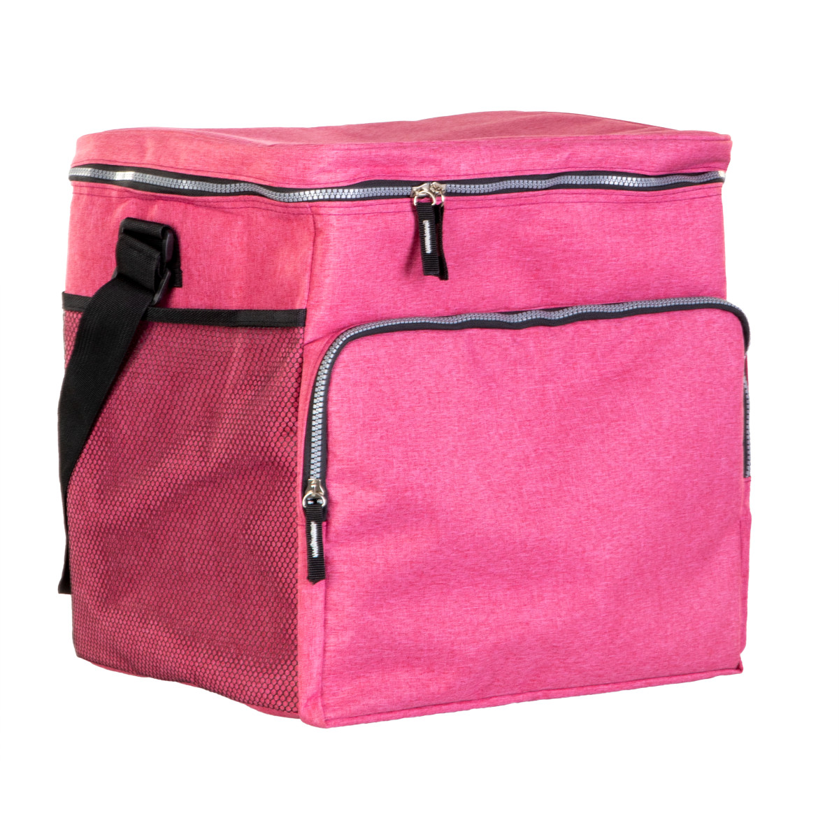Kühltasche - pink - aus Textil - ca. 38 x 30 x 38 cm - 42 l