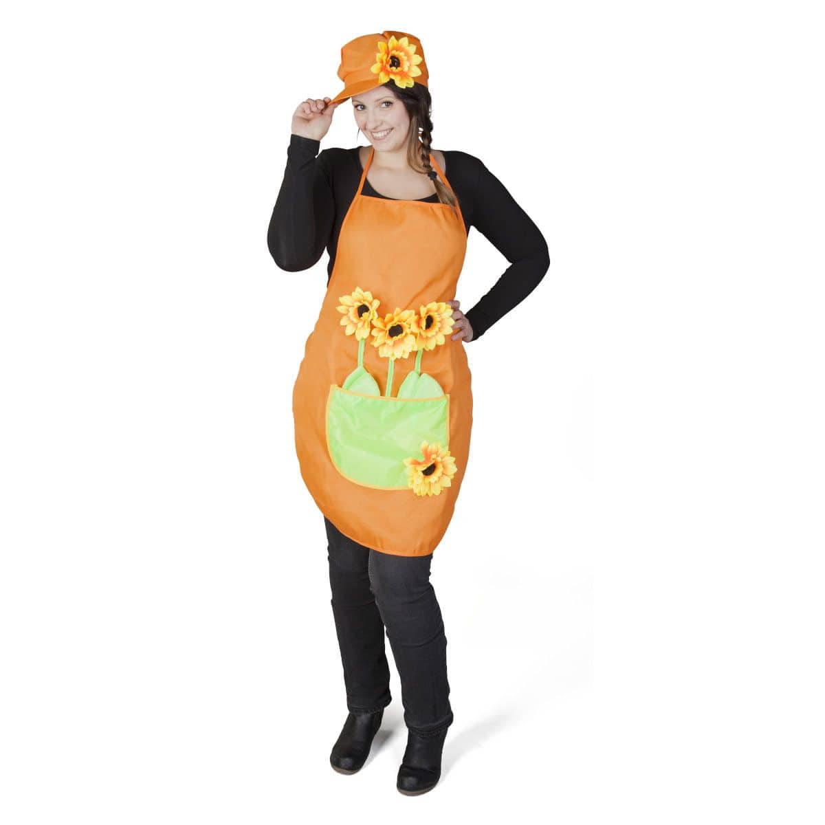 My Other Me Gärtner-Kostüm Für Mädchen – Mit Hut, Schürze, Handschuhen & Gießkanne – Karneval & Halloween Gärtnerin Verkleidung