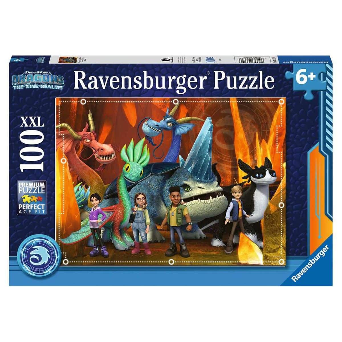 - Welten Die - Dragons Puzzle 100 - 9 XXL Teile