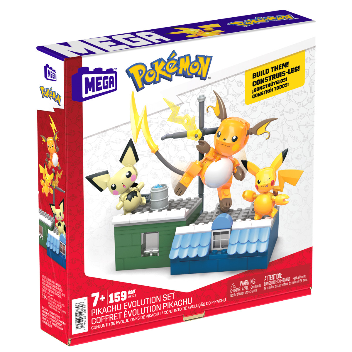 MEGA Construx Pokémon Pikachu Evolution Set • Set HKT23