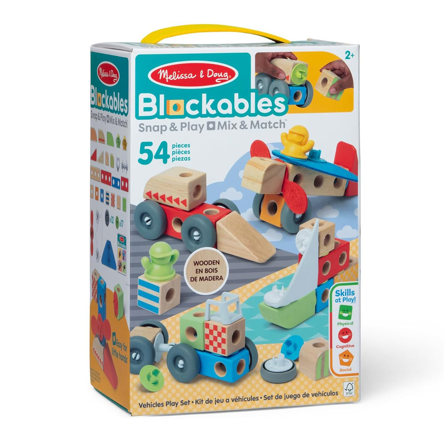 Melissa & Doug Riesen-Malblock – 50 Seiten, Motive Weltraum, Haie, Sport, Für Buntstifte & Wasserfarben