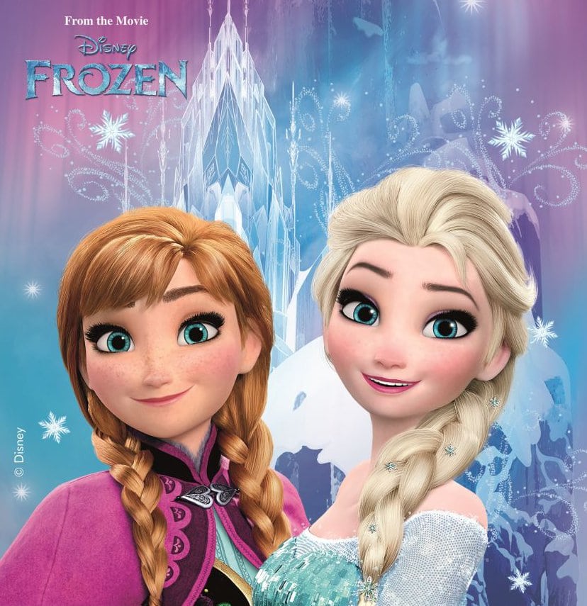 Mädchen Disney die Eiskönigin Anna & Elsa Schlafzimmer Mülleimer Childrens Korb