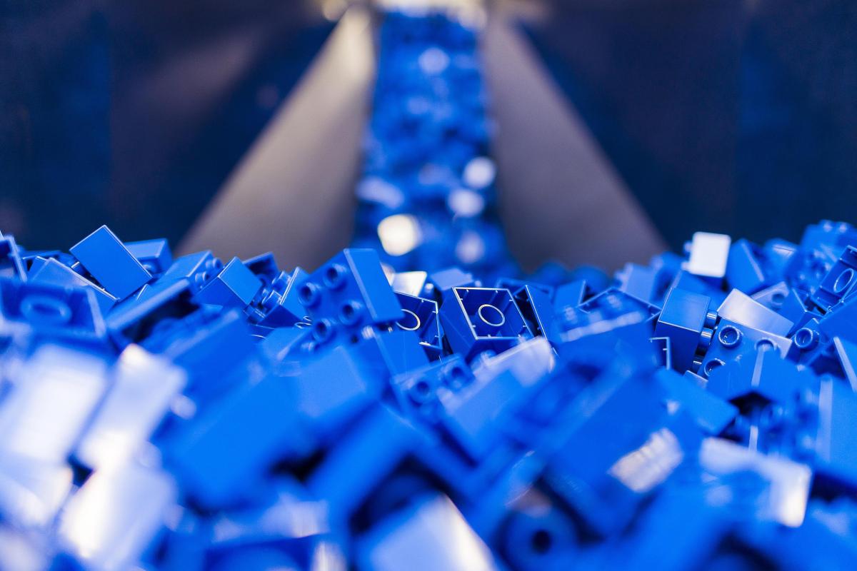 Blaue LEGO® Duplo® Steine