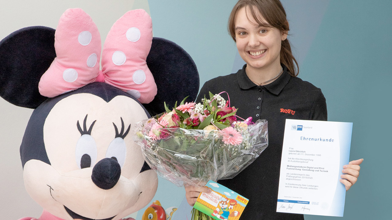 Landessiegerin Laura Glücklich