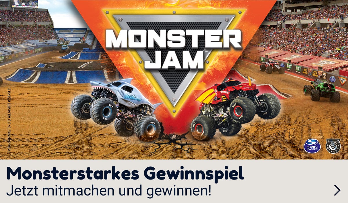 Monster Jam Gewinnspiel Banner